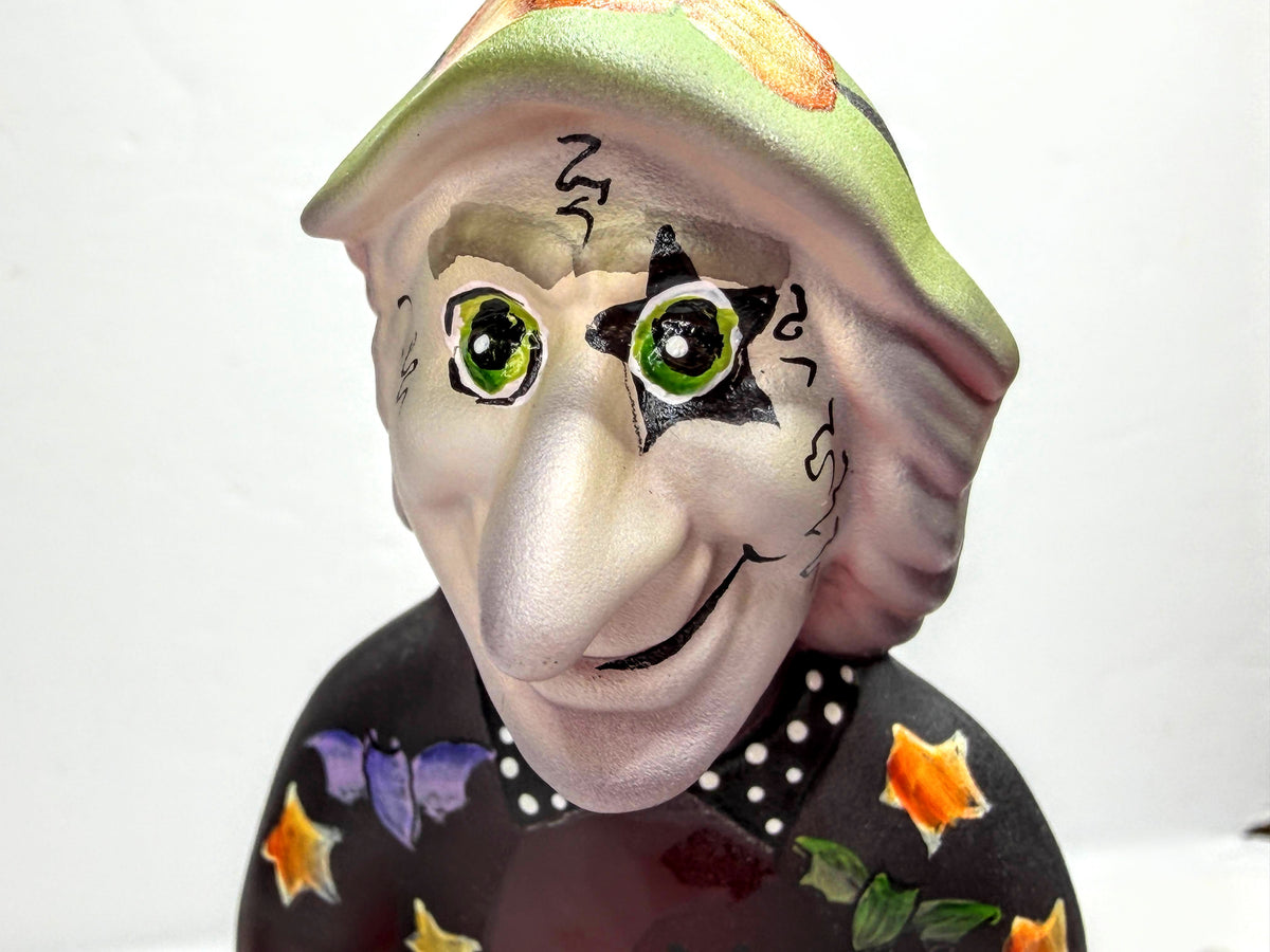 Fenton Kim Barley 2025 Happy 31 Halloween Witch Limited Edition Mint XN162