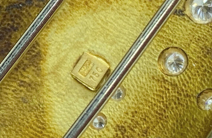 Alex Sepkus 18K Yellow Gold and 0.32ct Diamond brooch