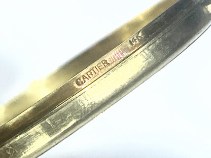 Cartier 14K Yellow gold Diamond compact 55mm 52.7g