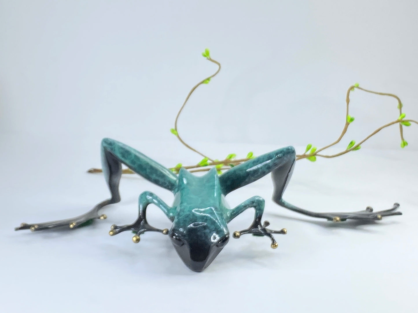 Peeking Over Frogman Ltd Edit 47/1000 Bronze 1992 Signed by Tim Cotterill A414