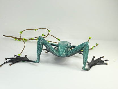 Peeking Over Frogman Ltd Edit 47/1000 Bronze 1992 Signed by Tim Cotterill A414