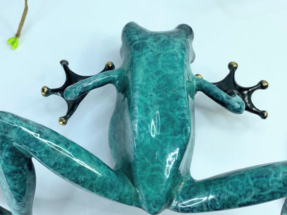 Peeking Over Frogman Ltd Edit 47/1000 Bronze 1992 Signed by Tim Cotterill A414