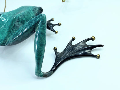 Peeking Over Frogman Ltd Edit 47/1000 Bronze 1992 Signed by Tim Cotterill A414