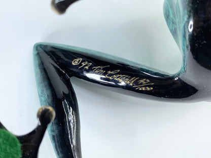 Peeking Over Frogman Ltd Edit 47/1000 Bronze 1992 Signed by Tim Cotterill A414