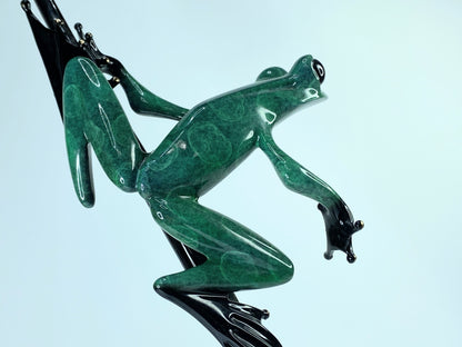 Tim Cotterill, Frogman "I Spy" Limited Edition Bronze Sculpture 10.75" A418