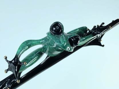 Tim Cotterill, Frogman "I Spy" Limited Edition Bronze Sculpture 10.75" A418