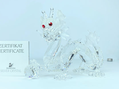 Swarovski Crystal Dragon "Fabulous Creatures" 1997 with Box S26