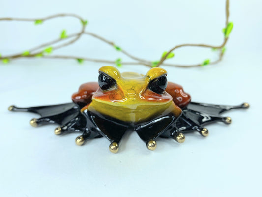 Tim Cotterill Frogman Flipper Enamel Frog Limited Edition c2003 A416