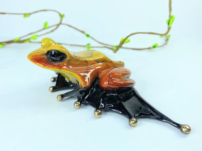 Tim Cotterill Frogman Flipper Enamel Frog Limited Edition c2003 A416