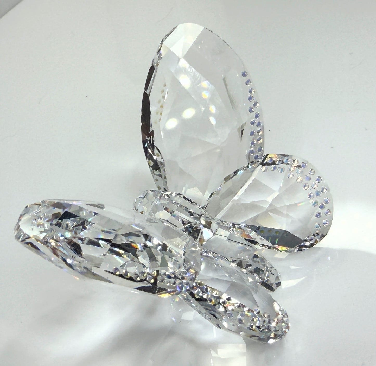 Swarovski Crystal Butterfly Figurine Bejeweled Wings w Box S285