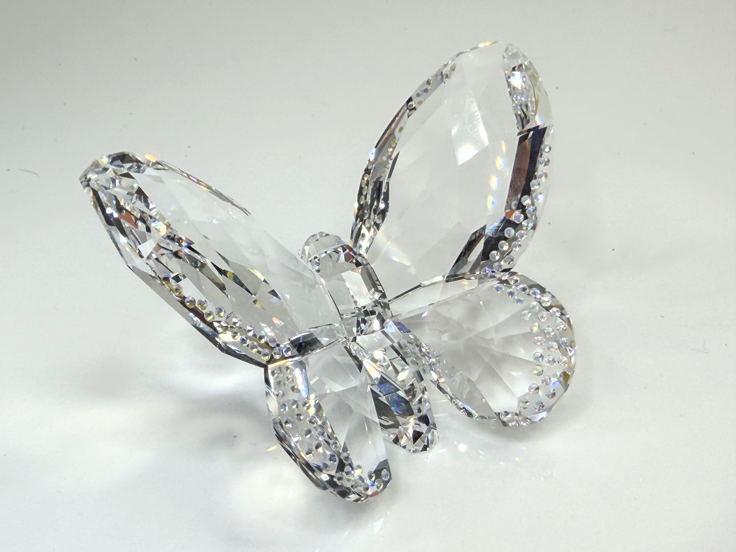 Swarovski Crystal Butterfly Figurine Bejeweled Wings w Box S285