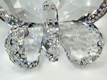 Swarovski Crystal Butterfly Figurine Bejeweled Wings w Box S285