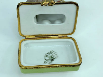 Atterri Limoges France Eastern & Oriental Express Elephant trinket box A421