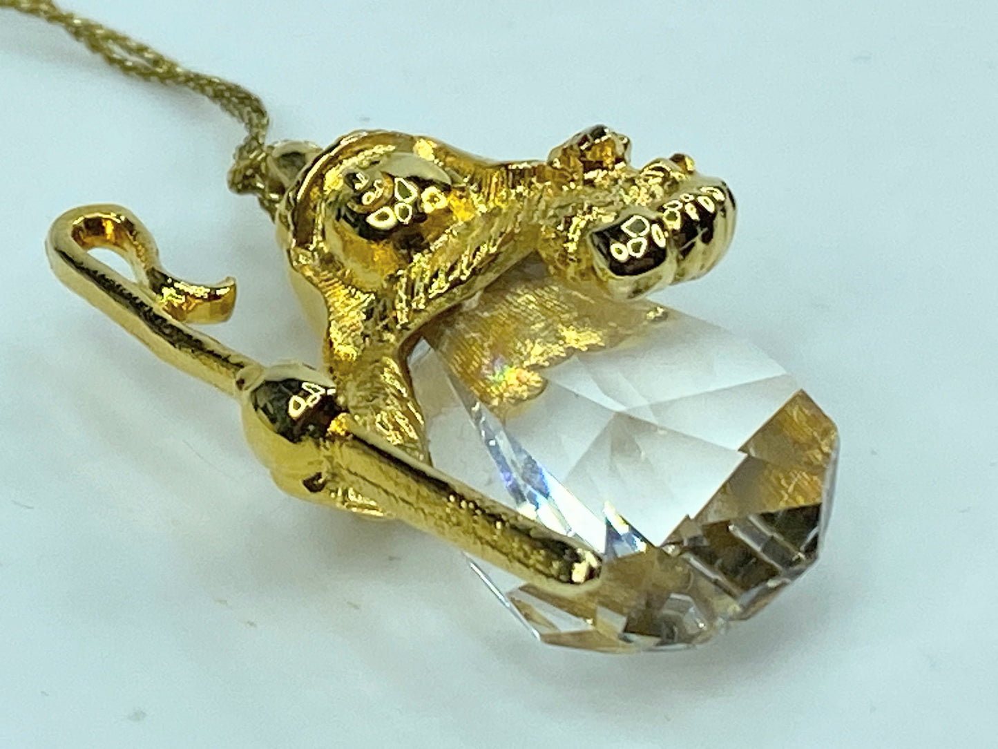 Swarovski Crystal Shepherd Snowman Pendant or Ornament Strauss Collection S163