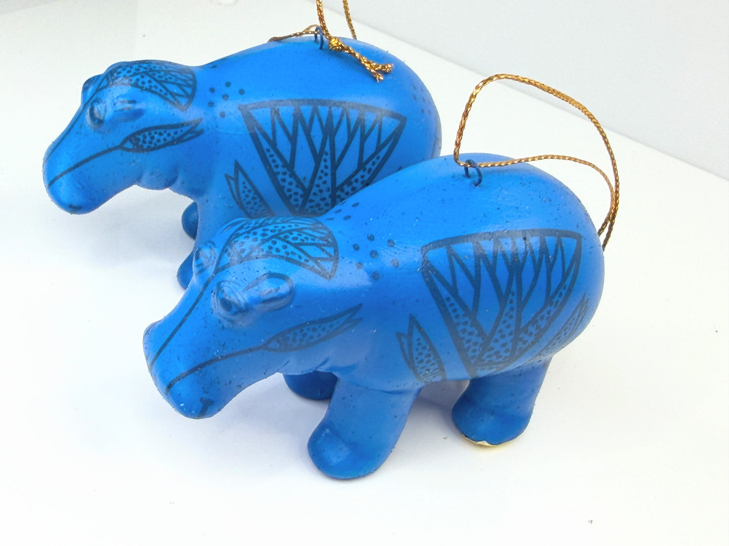 The Met Museum William Hippo Porcelain Ornament Pair 3" Box NX96