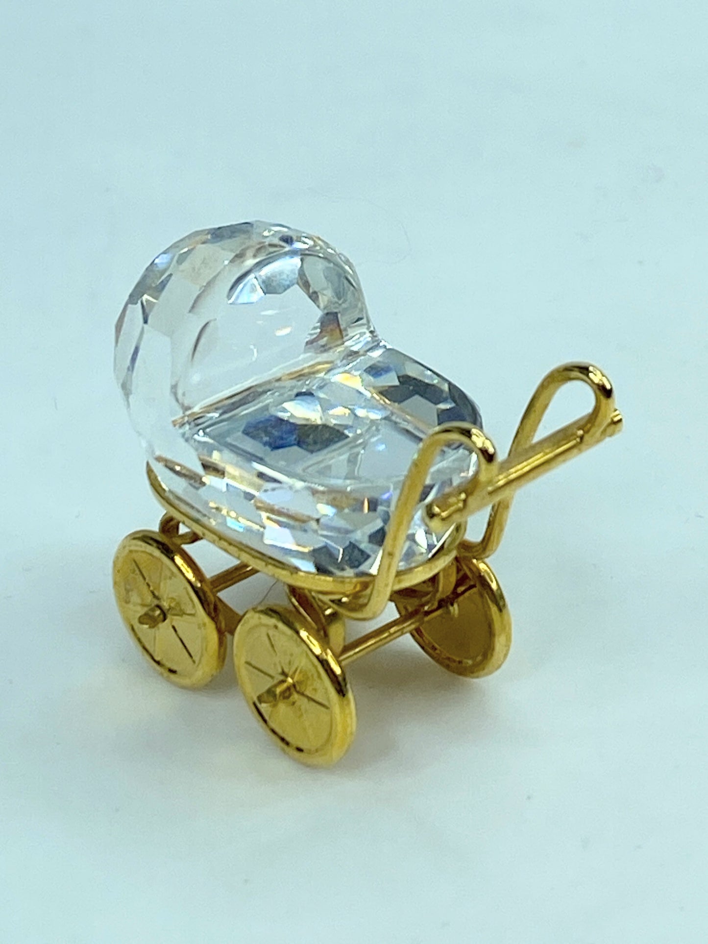 Baby Carriage/ Pram - Childhood Dreams by Swarovski COA mirror S158