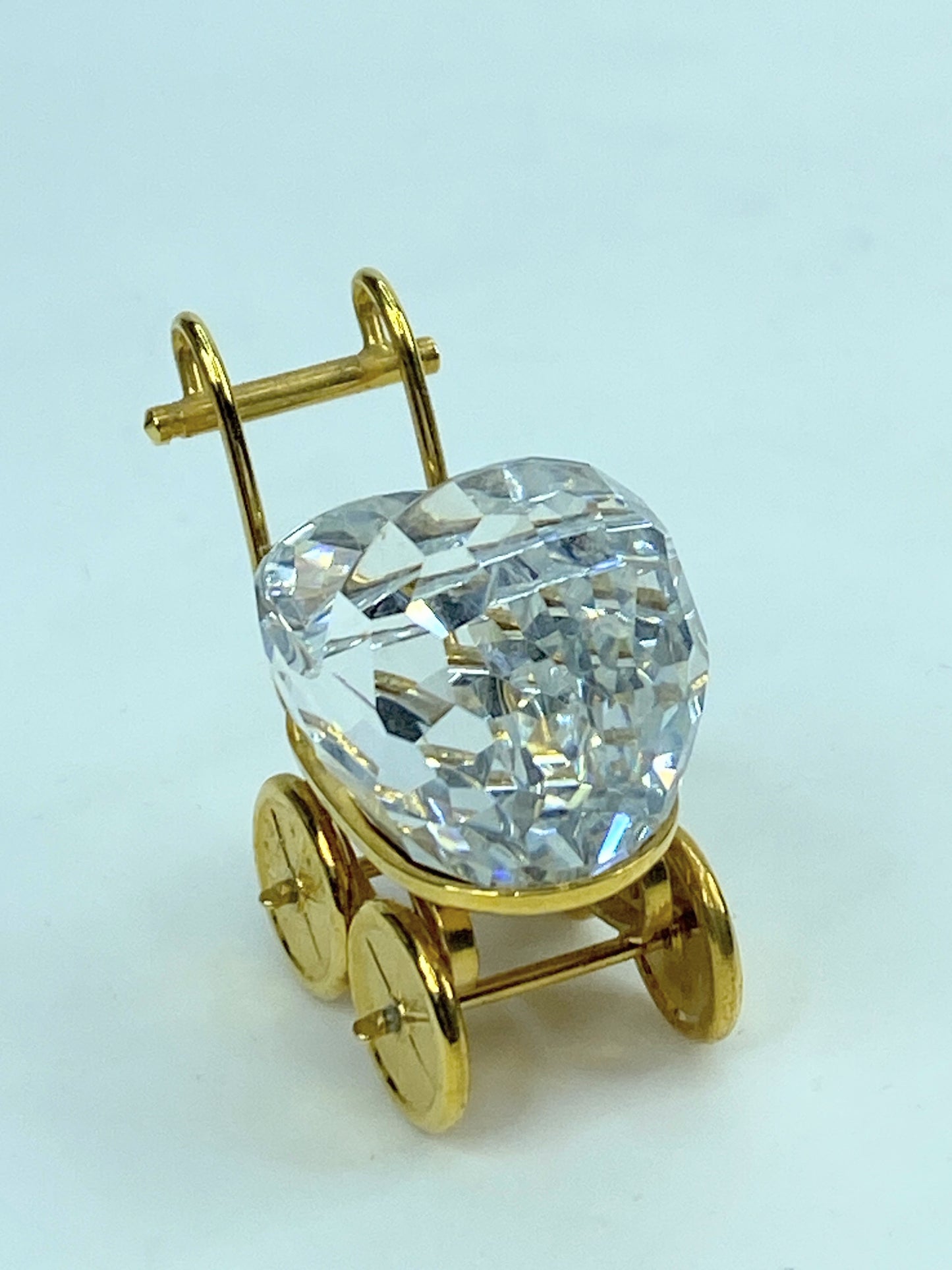 Baby Carriage/ Pram - Childhood Dreams by Swarovski COA mirror S158