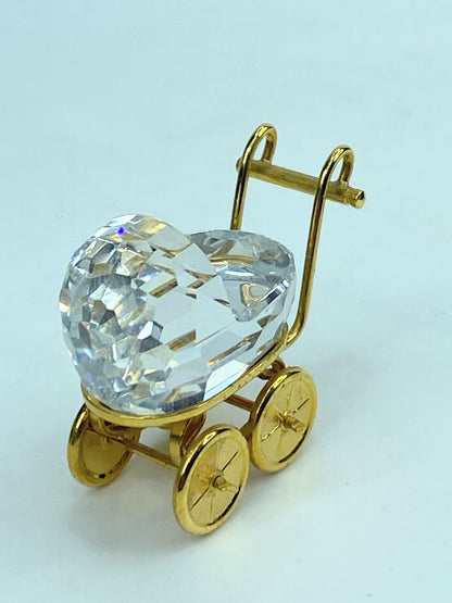 Baby Carriage/ Pram - Childhood Dreams by Swarovski COA mirror S158