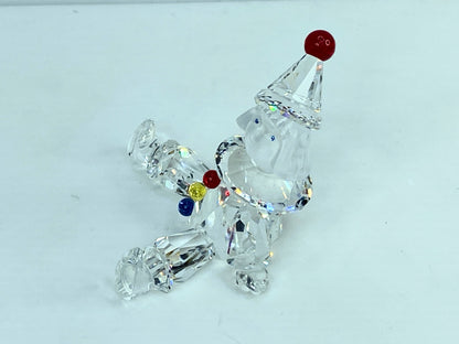 Swarovski crystal figurine puppet clown in generic box Mint COA mirror S184
