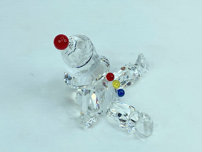 Swarovski crystal figurine puppet clown in generic box Mint COA mirror S184
