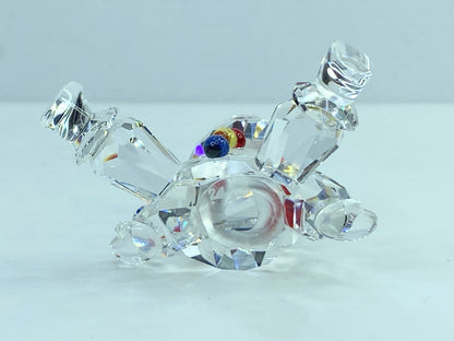 Swarovski crystal figurine puppet clown in generic box Mint COA mirror S184