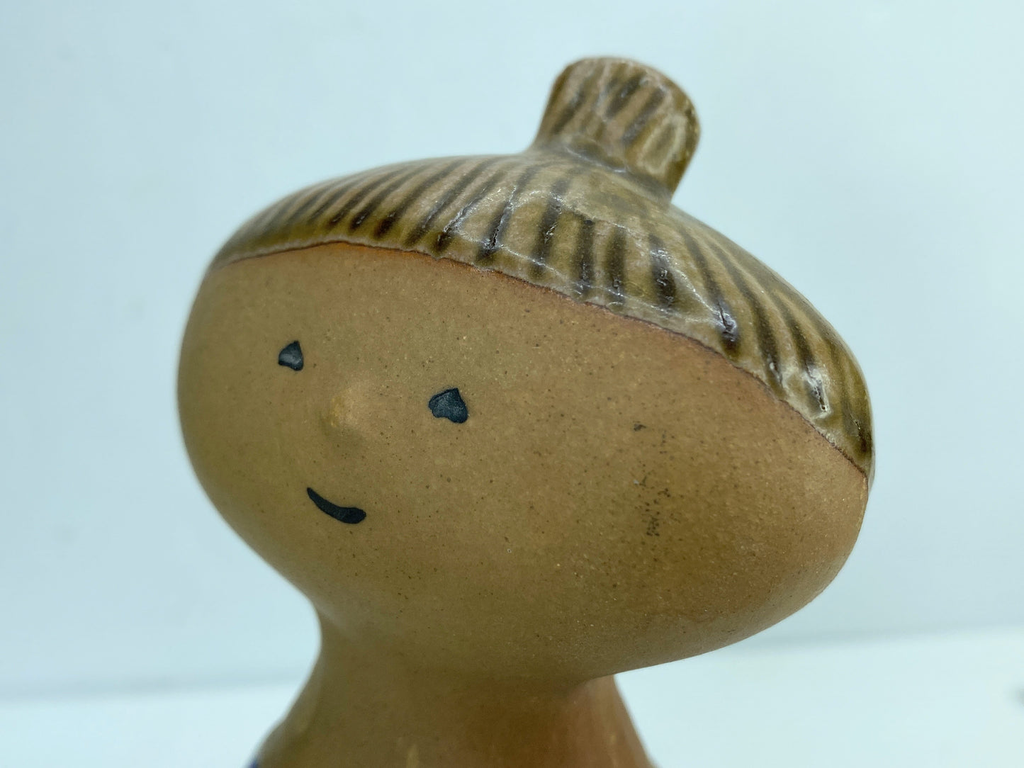 Signed Lisa Larson Gustavsberg Studio Lotta MCM stengods figurine 7" A422