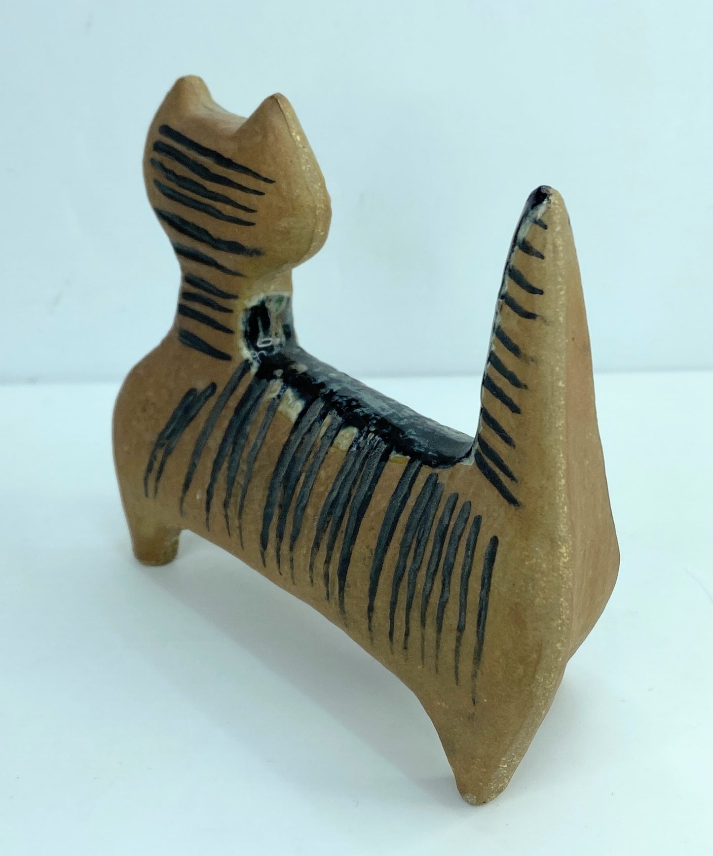 c50's Lisa Larson Cat Figurine Lilla Zoo Series 1950s Gustavsberg Small Zoo A423