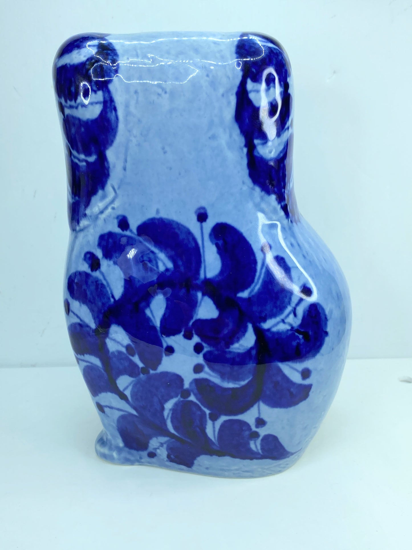 Lisa Larson Blue Poodle Dog Figurine Gustavsberg Sweden - MCM Mid-Century A424