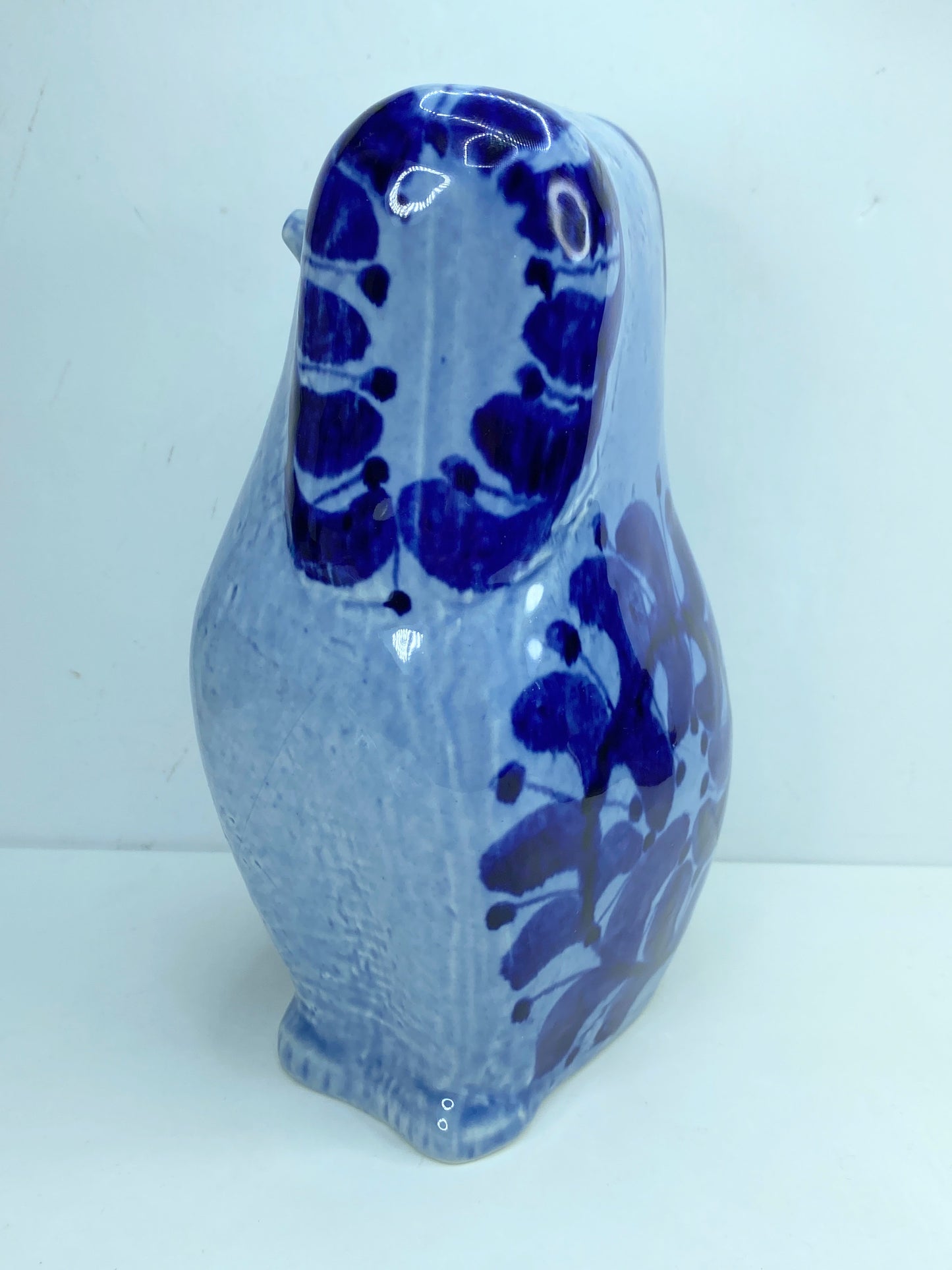 Lisa Larson Blue Poodle Dog Figurine Gustavsberg Sweden - MCM Mid-Century A424