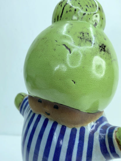 signed Lisa Larson for Gustavsberg, Stoneware Figure "Kalle" A425