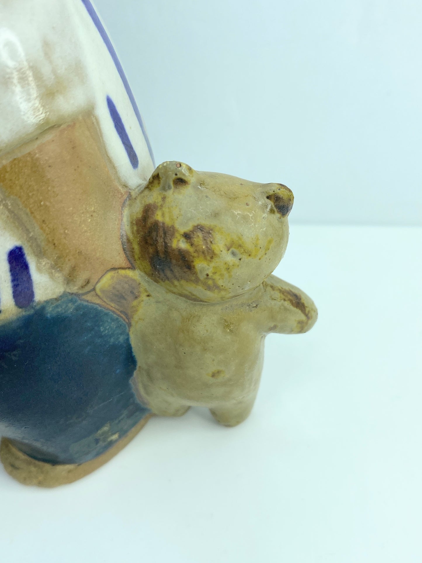 Signed Lisa Larson Gustavsberg Rare glazed ceramic figurine "Malin" 1960s A427