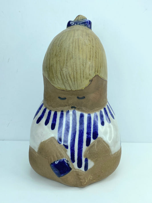 Lisa Larson Gustavsberg Mid-Century 'Johanna' Swedish Pottery Figurine 60's A428