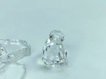 Swarovski crystal Penguin babies (set of 3) 209588 with "ice" place COA S162