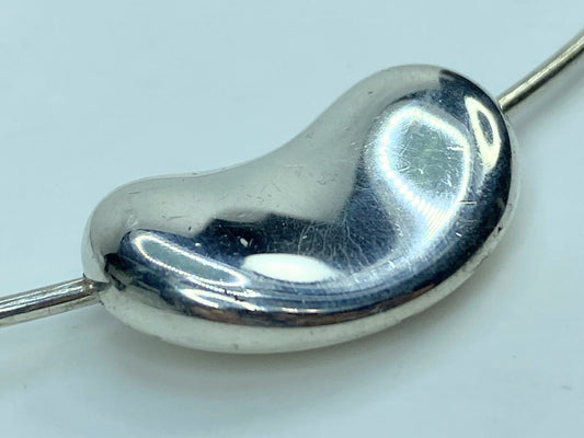 VIntage Tiffany & Co. Elsa Peretti Sterling large bean Slide collar JR974