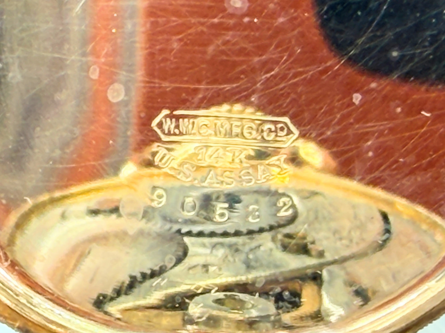 Antique Elgin 14K Gold 15 Jewel Fancy Hunter Case Pocket Watch Running SS267