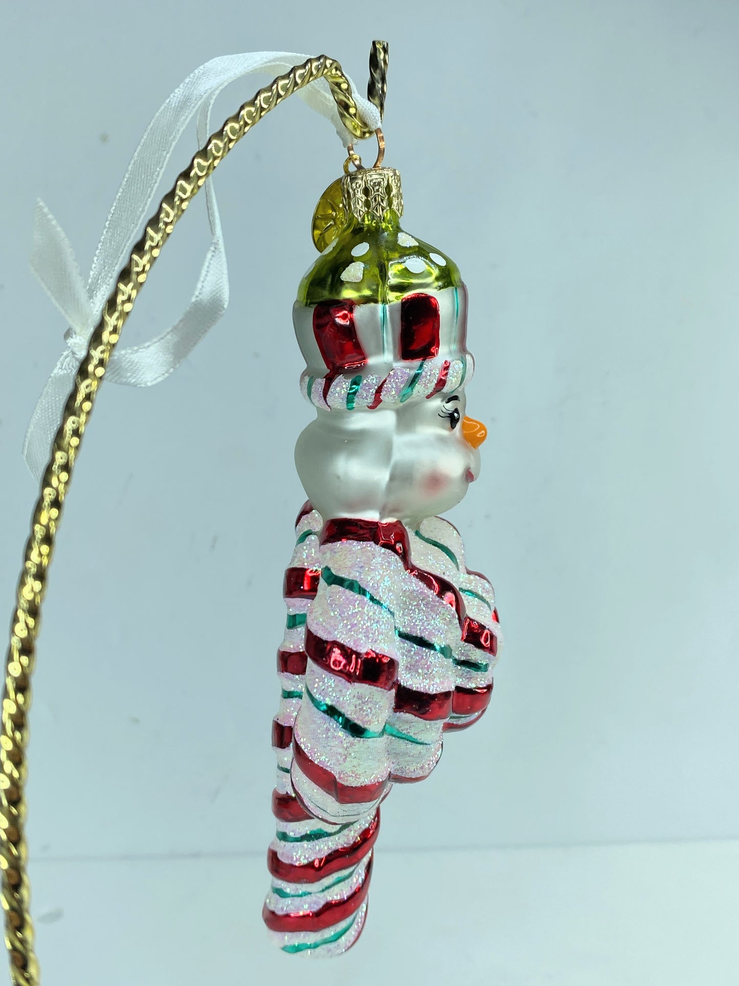Christopher Radko "Peppermint Swirl" Candy Cane/Christmas Ornament