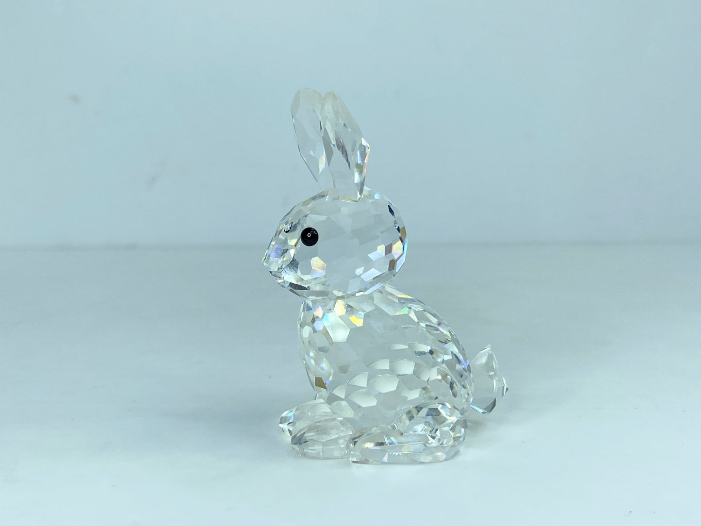 Swarovski Crystal Figurine, Mother Rabbit, (014850) 2" mint, COA, mirror S168