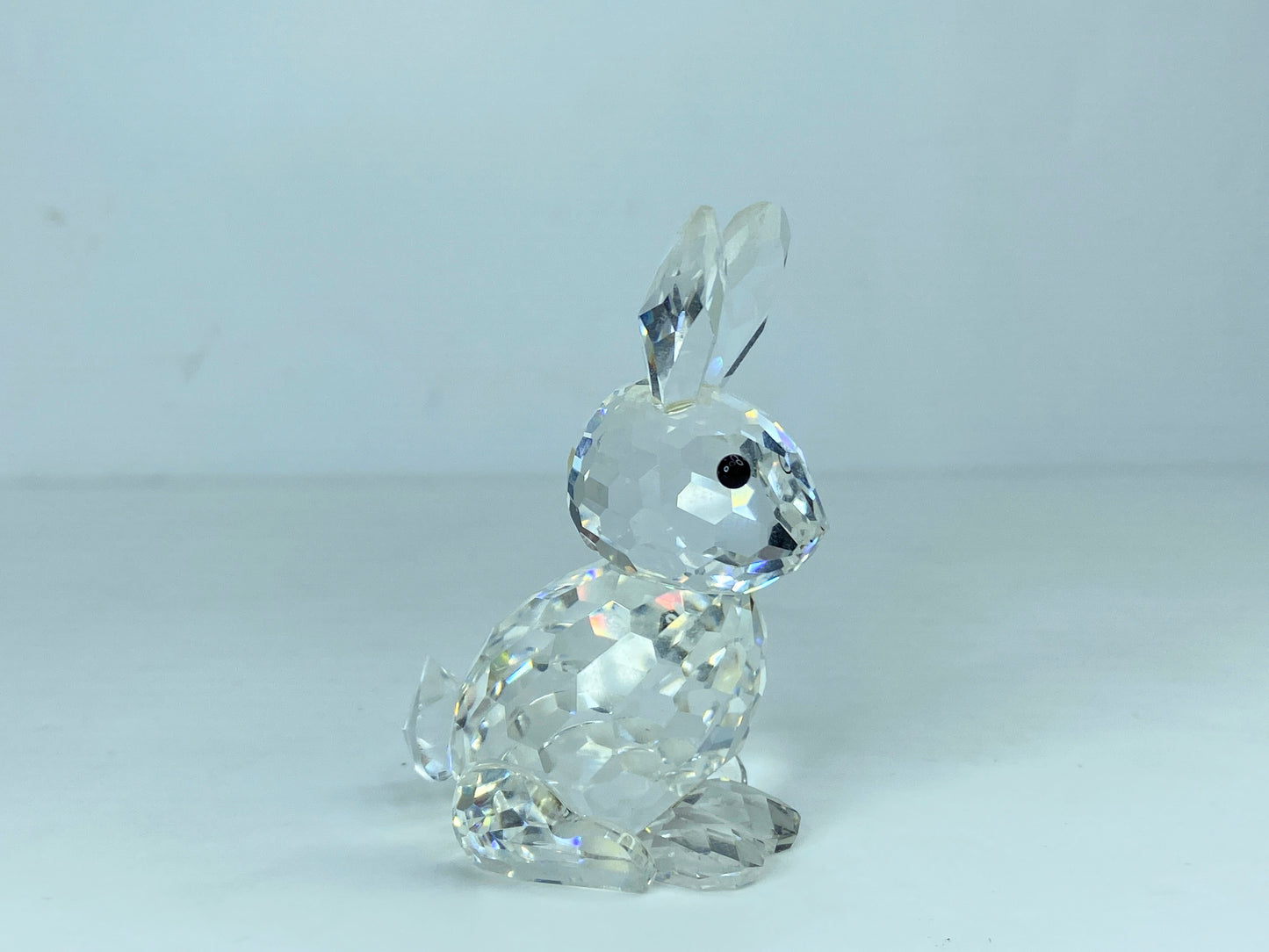 Swarovski Crystal Figurine, Mother Rabbit, (014850) 2" mint, COA, mirror S168