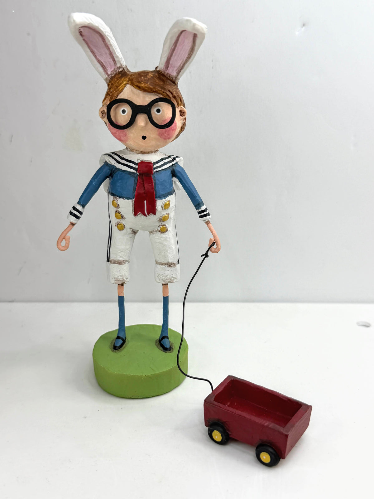 Lori Mitchell Wardy's Wagon Easter Bunny Sailor Figurine ESC 11140 A1035