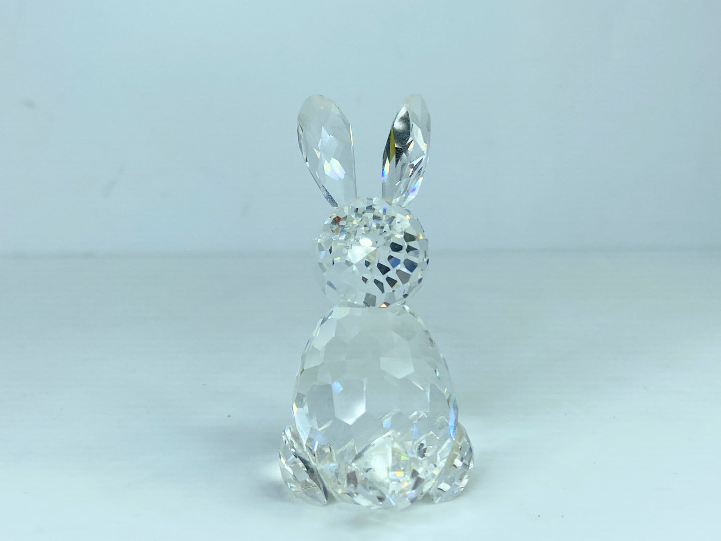Swarovski Crystal Figurine, Mother Rabbit, (014850) 2" mint, COA, mirror S168