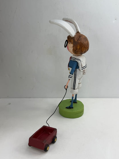 Lori Mitchell Wardy's Wagon Easter Bunny Sailor Figurine ESC 11140 A1035