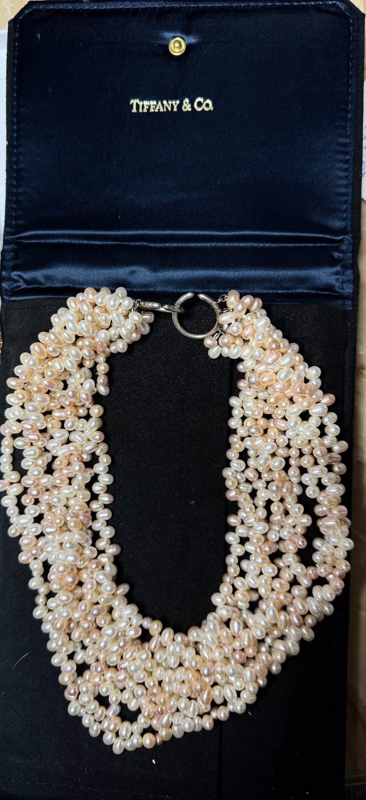 Tiffany & Co. Paloma Picasso Pearl and Gold Torsade Necklace