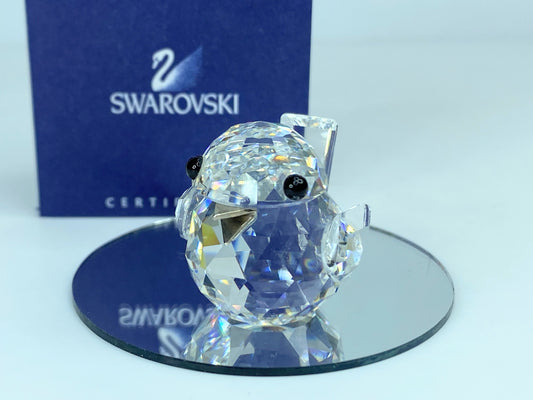 Swarovski Crystal Mini Baby Bird Figurine COA Mirror, mint condition S171