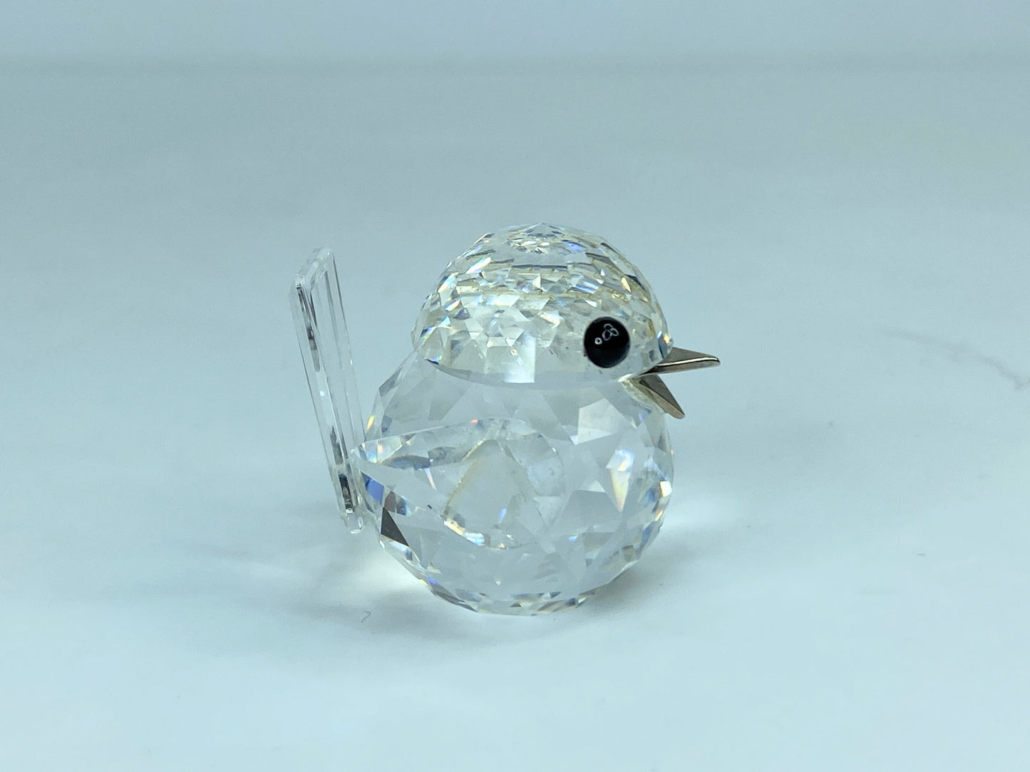 Swarovski Crystal Mini Baby Bird Figurine COA Mirror, mint condition S171