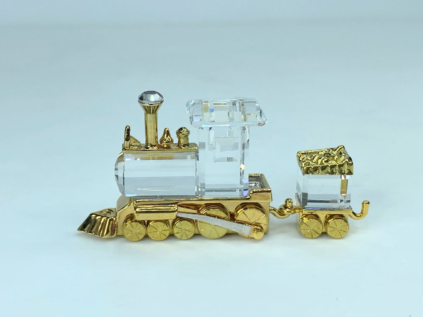 Swarovski Crystal Memories Train Locomotive & Tender 18k plated  Mirror SS173