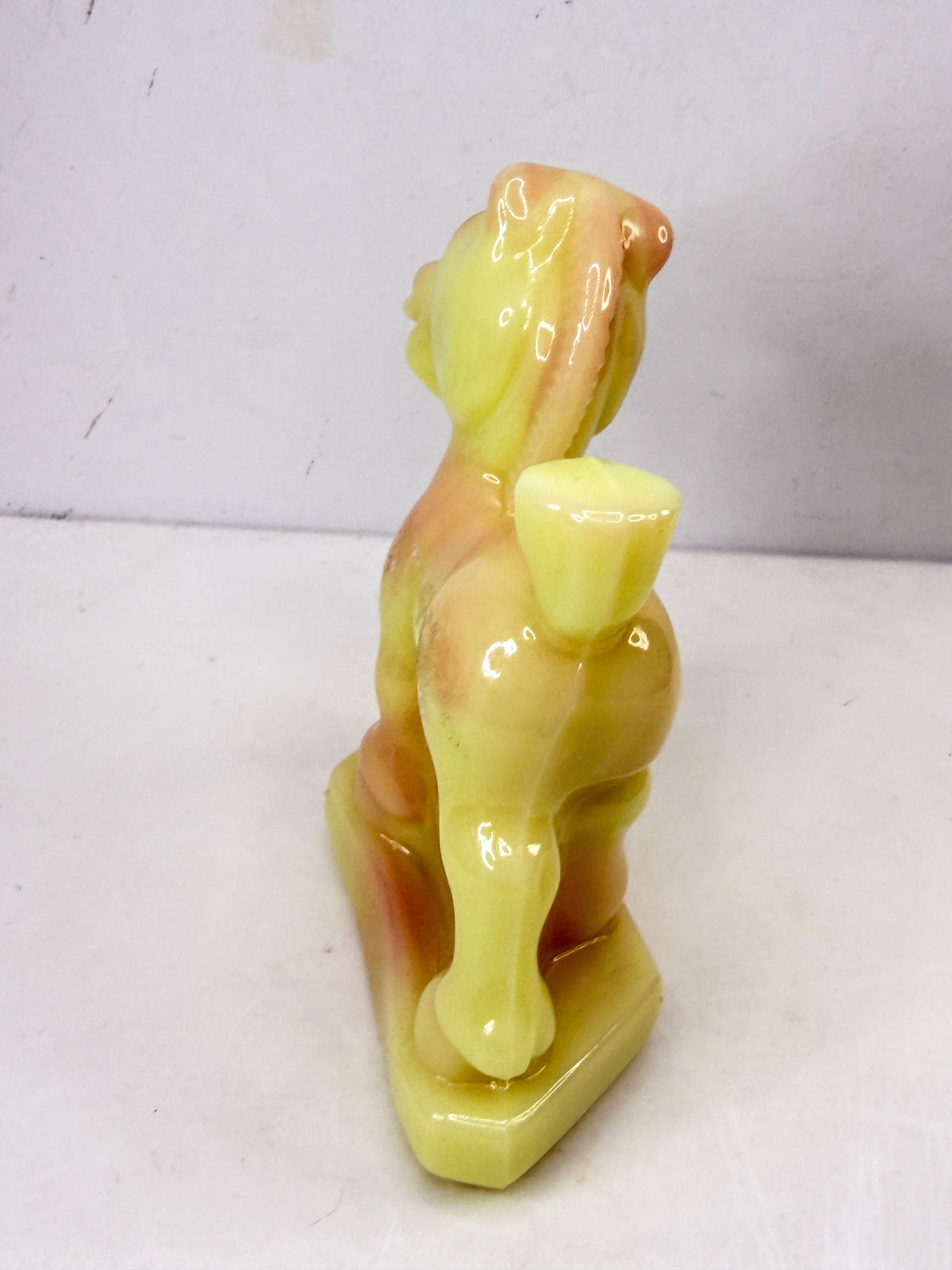 Boyd Glass Joey the Horse Firefly Uranium Vaseline glow Figurine A1311