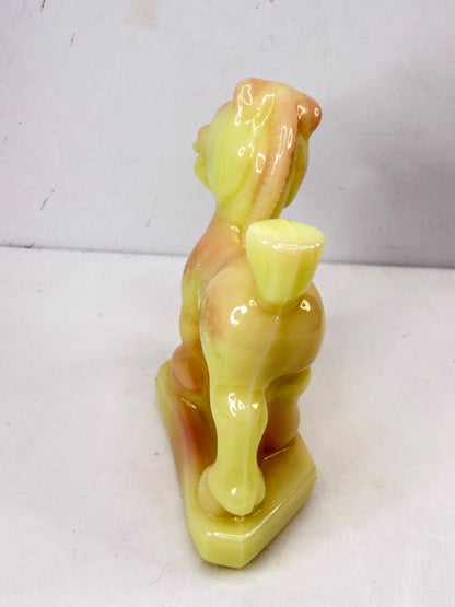 Boyd Glass Joey the Horse Firefly Uranium Vaseline glow Figurine A1311