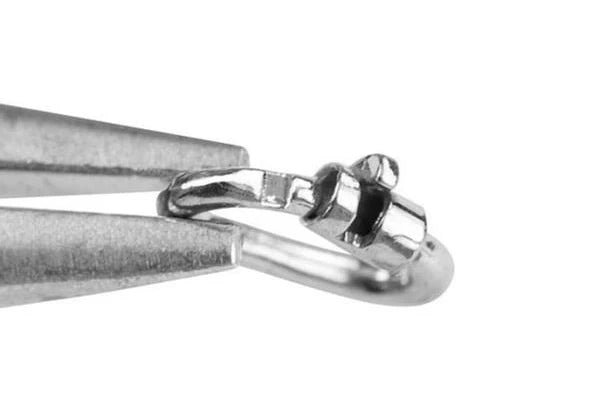Australia Sterling Silver 4.6 x 1.8mm ID Link Lock Jump Ring, new JR1882