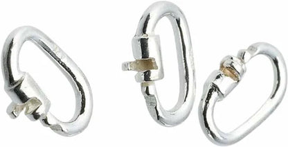 Australia Sterling Silver 4.6 x 1.8mm ID Link Lock Jump Ring, new JR1882