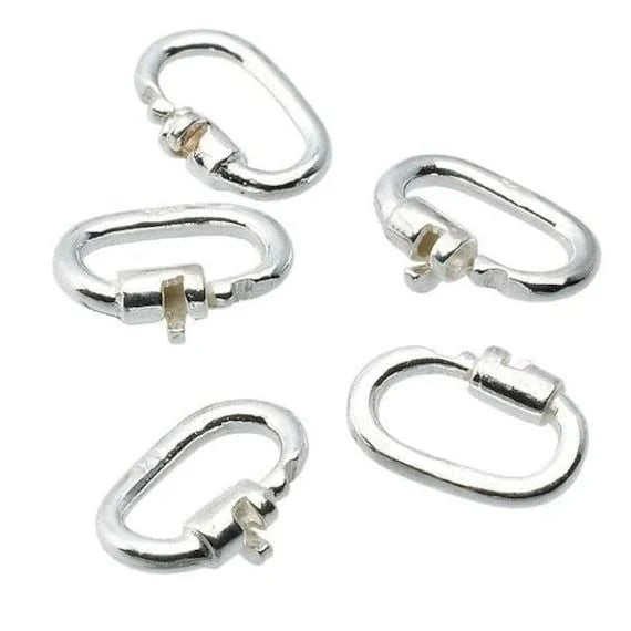 Australia Sterling Silver 4.6 x 1.8mm ID Link Lock Jump Ring, new JR1882